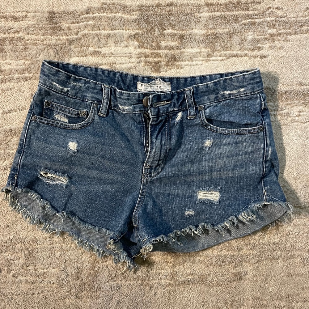 Free People denim short